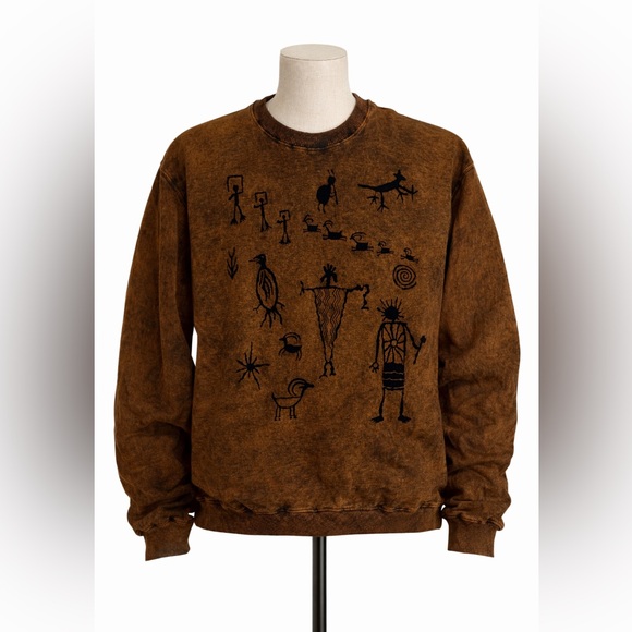 Coldwater Creek Other - Vintage Sweatshirt Coldwater Creek Size 2X Black Orange Aztec Print Womens Top